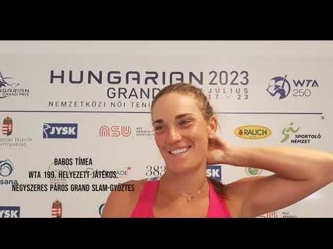 Hungarian Grand Prix 2023  Babos Tímea első egyéni forduló
