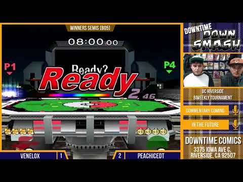 Downtime Downsmash #10 - Winners Semis: Venelox (Fox) vs. PeachIcedT (Peach)