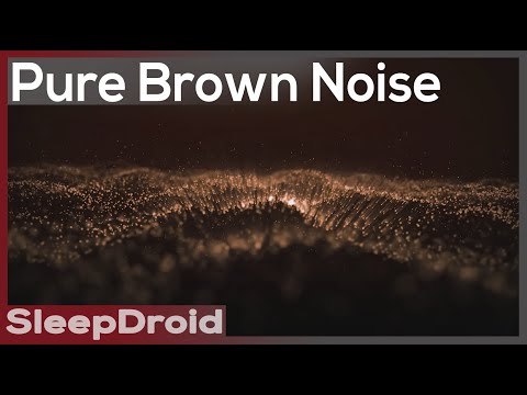 ► Brown Noise Sounds for 10 hours WITH VIDEO ~ Tinnitus Relief/Masking, Studying, or Sleeping