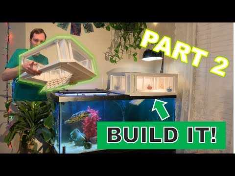 Part 2 - DIY Above Tank Basking Platform for Turtles - Grecian Theme - Step By Step Build
