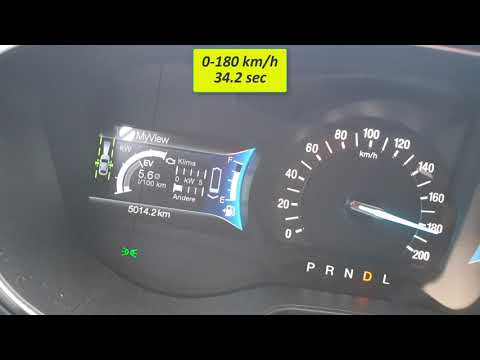 Ford Monedo Hybrid Acceleration 0-187 km/h