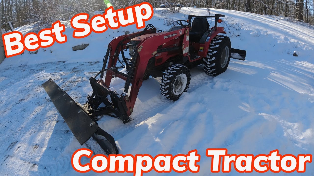 Best compact tractor plow set up
