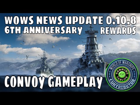 World of Warships Convoy Game Mode Wows News Update 0.10.8 Russian CVs