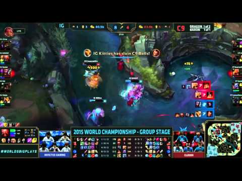 #17 IG vs C9 Highlights - Chung kết thế giới LMHT 03/10/2015