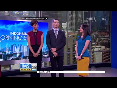 Penampilan host indonesia morning show menyanyikan lagu hari ayah ims