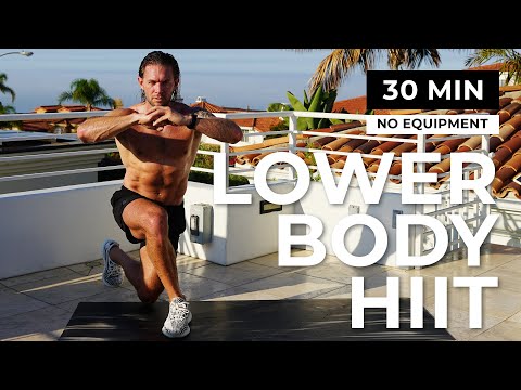 30 Min KILLER Lower Body HIIT Workout | No Equipment, No Repeats
