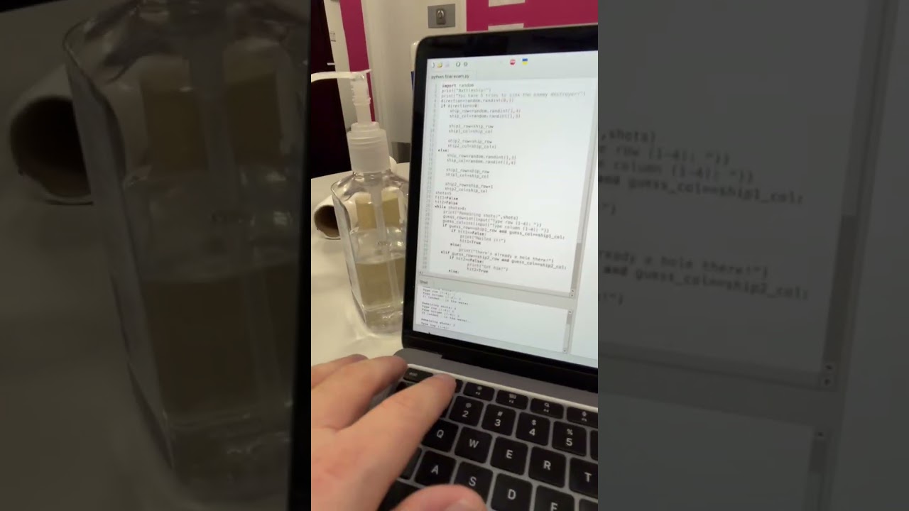 Programming final project pt 1