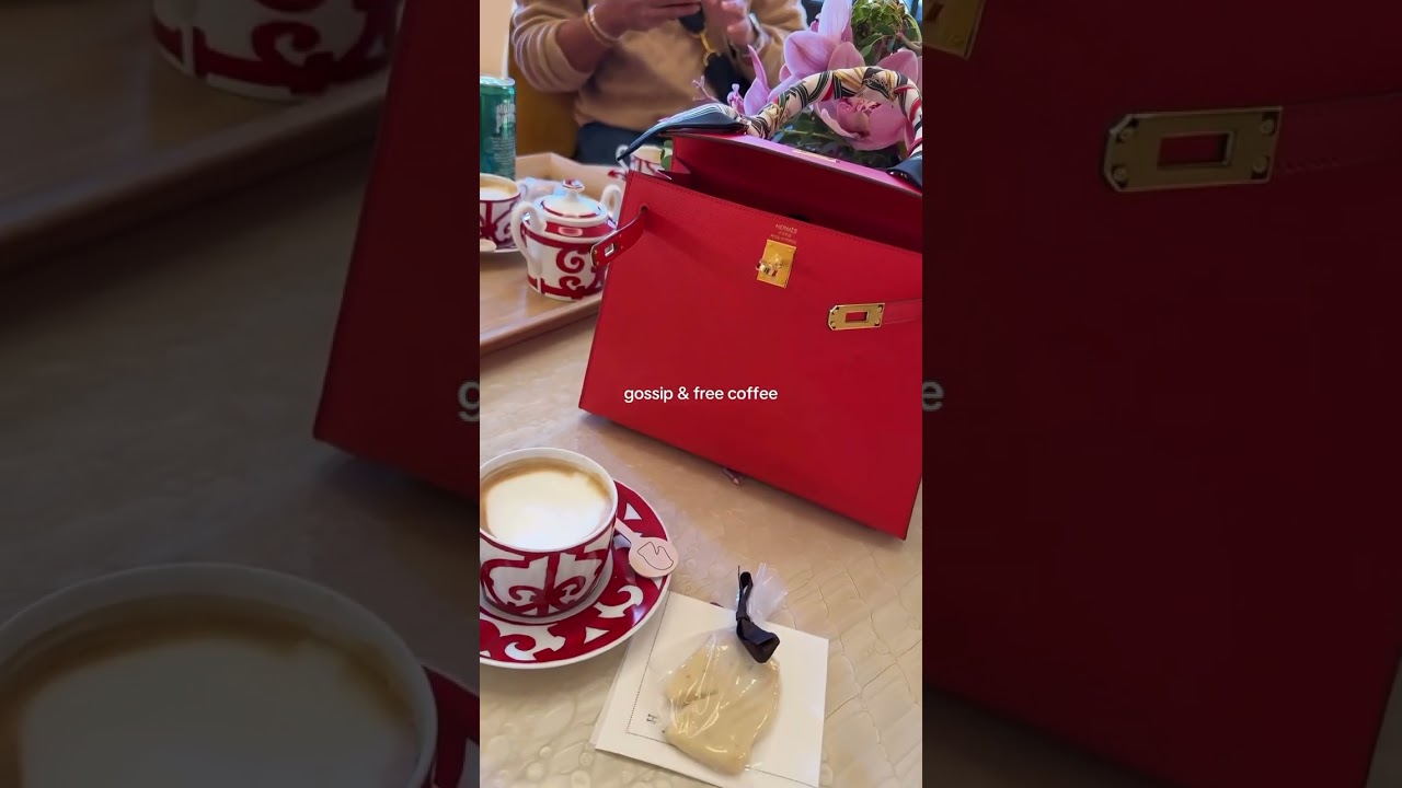Little treats&a good yap:my favorite toxic trait☕️💅#hermes #kelly #luxury #lifestyle #treatyourself