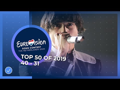 TOP 50: Most watched in 2019: 40 TO 31 - Eurovision Song Contest
