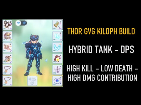 Kiloph's Thor GVG Build Reveal ! Hybrid Tank + DPS with great KDA