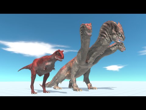 HYDRA & CARNOTOSAURUS vs EVERY UNIT - Animal Revolt Battle Simulator