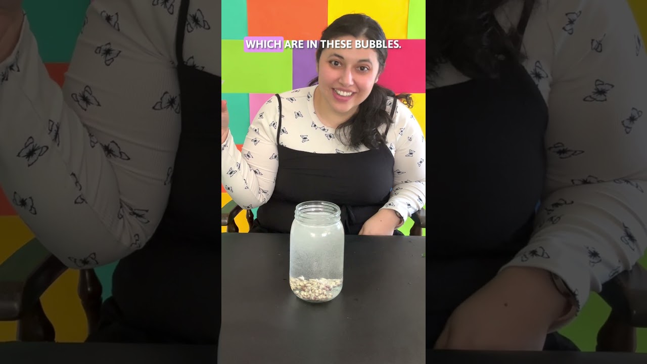 dancing popcorn🕺#scienceexperiment #science #preschoollearning #scienceforkids