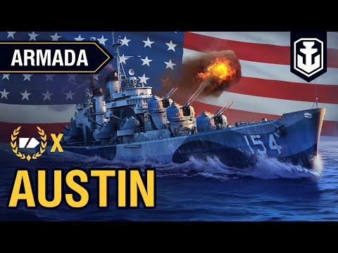 Armada. Cruiser Austin. World of Warships guide