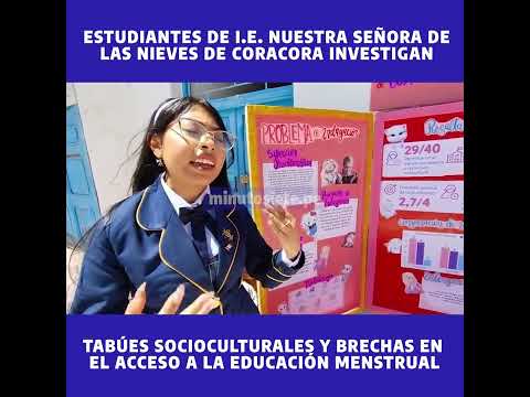Estudiantes investigan tabúes socioculturales y brechas en el acceso a la educación menstrual