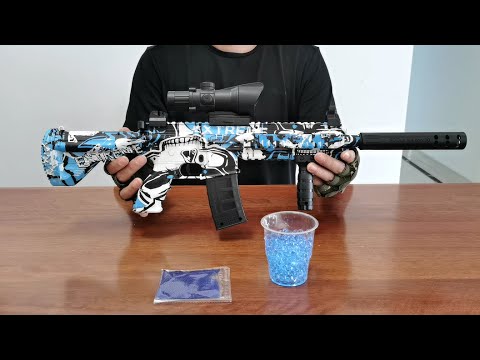 M416 Splatter Ball Gun Unboxing 2022 - Electric Gel Ball Blaster