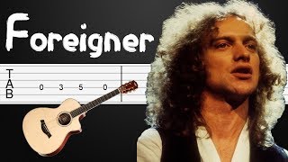 I Want To Know What Love Is - Foreigner Guitar Tabs, Guitar Tutorial, Guitar Lesson