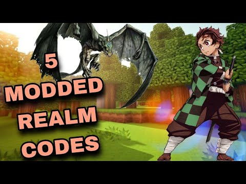TOP 5 BEST MODDED REALM CODES FOR BEDROCK EDITION!