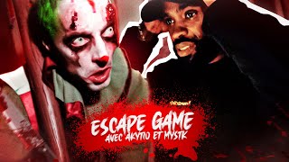 CET ESCAPE GAME D'HORREUR NOUS A FAIT BEAUCOUP TROP PEUR.. w/Akytio & Mystk