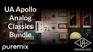 Video thumbnail for UA Apollo | Analog Classics Bundle Explained | Mixing With UAD Plugins by Puremix