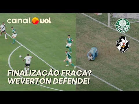 VASCO X PALMEIRAS: RAYAN FINALIZA E TENTA GOL, MAS WEVERTON DEFENDE FÁCIL! VEJA LANCE NO BRASILEIRÃO