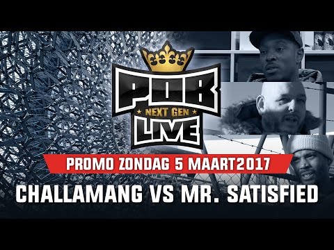 Challamang VS Mister Satisfied- Vooruitblik (Promo) Punchoutbattles Live 5 Maart
