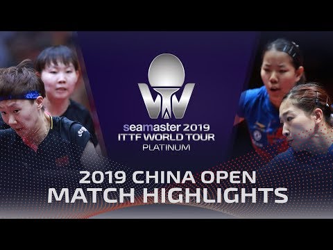 Liu Shiwen/Gu Yuting vs Wang Manyu/Zhu Yuling | 2019 ITTF China Open Highlights (Final)