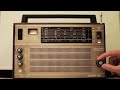 Tuning An Old Radio Stock Video
