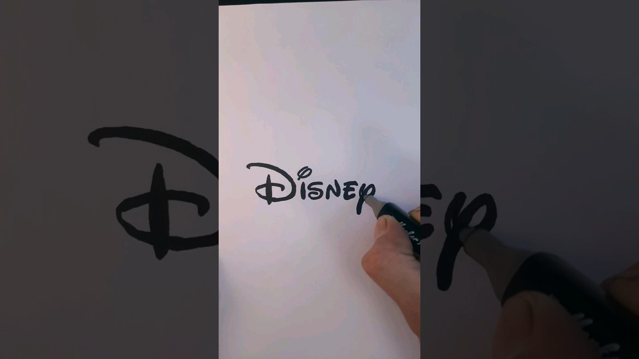 disney logo drawing