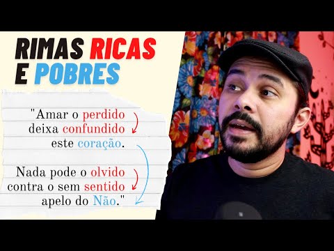 O que é uma RIMA RICA e uma RIMA POBRE?