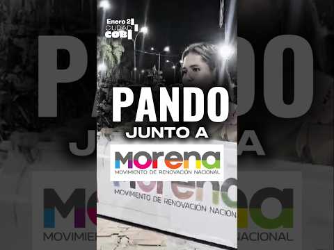 Estamos en #Cobija, departamento de #Pando, para hacer conocer a #Morena en todo #Bolivia