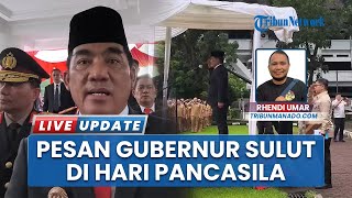 Meski Hujan, Gubernur Sulut Tetap Pimpin Upacara Hari Pancasila 2025 dan Beri Pesan Kepada Pemuda