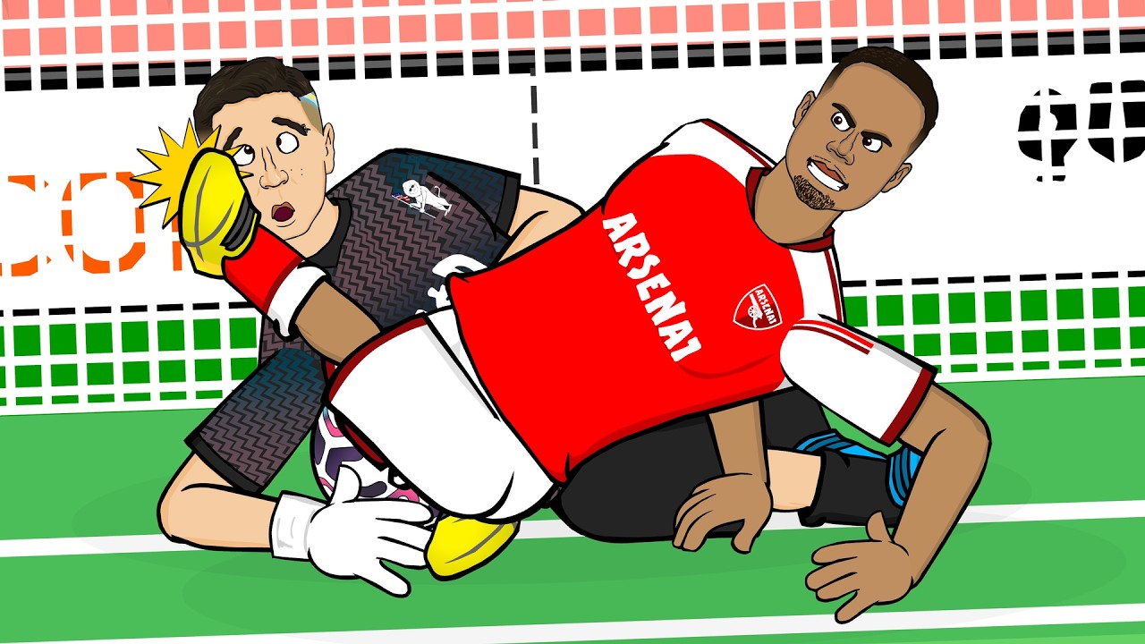 GABRIEL KICKS MARTINEZ IN THE HEAD🤕 (Arsenal 2-1 Chelsea Goals Highlights)
