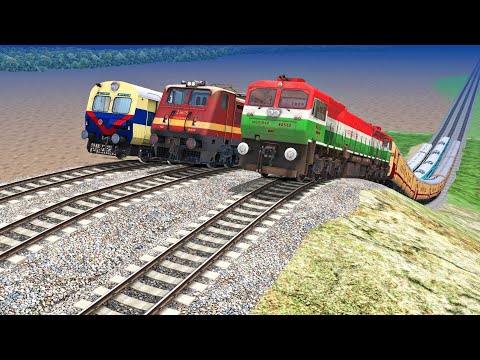 TRAINS VS GIANT HILL #2 | Trains Climbing Mountains - Train Simulator 2022