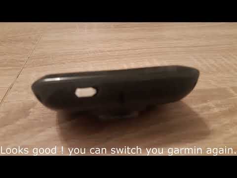 Garmin power button cost zero replacement solution with a piece of eraser