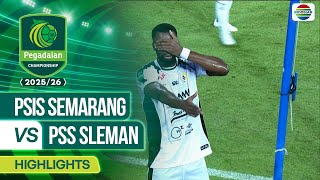 Download lagu PSIS Semarang VS PSS Sleman - Highlights | Pegadaian Championship 2025/26 mp3