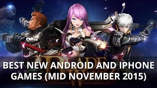 Best new Android and iPhone games (mid November 2015)