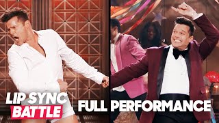 Ricky Martin Performs “Old Time Rock and Roll” &amp; “Footloose” | Lip Sync Battle