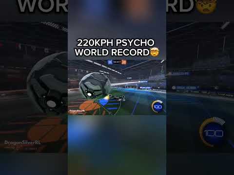 WORLD RECORD PSYCHO!220KPH WATCH THE WHOLE THING LIKE AND SUB #rocketleague #rl #rocketleagueclips