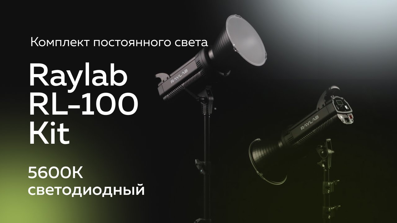 Комплект постоянного света Raylab RL-100 Kit 5600К светодиодный