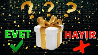 Evet-Hayır 💚💓Kutu Seç-Hediyeni Seç 🎁  İyi-Kötü 💜Yes or No-Choose Your 
