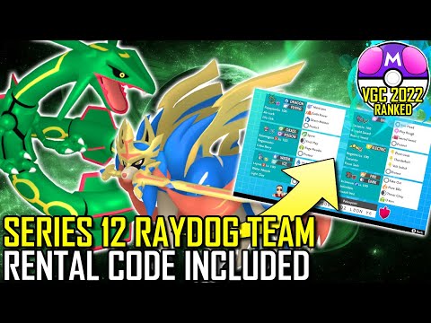 SERIES 12 RAYQUAZA ZACIAN TEAM | VGC 2022 | Pokémon Sword & Shield - Pokésports