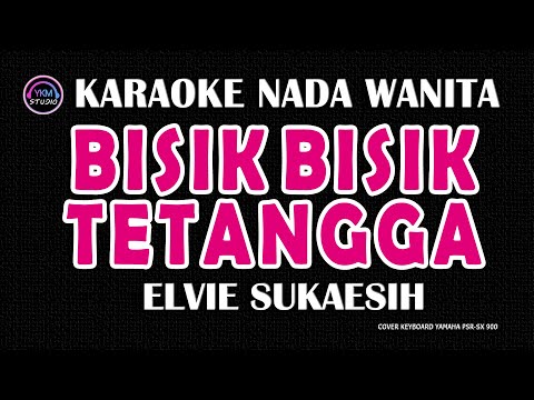 BISIK BISIK TETANGGA KARAOKE-  Nada Wanita  - ELVIE SUKAESIH