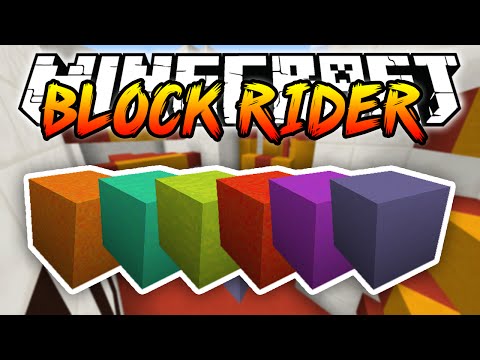 Minecraft: Block Rider! *NEW* Minecraft 1.8 Parkour Map!