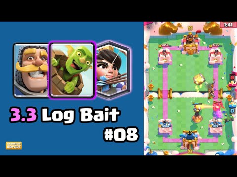 🔮 3.3 Log Bait #08 by Charles(🏆7500) - CLASH ROYALE [Colosseum Royale]