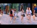 4K HDR Weekend Walk In Ginza Tokyo Pedestrian Paradise Relaxing City Ambience