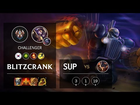 Blitzcrank Support vs Rumble - KR Challenger Patch 10.3