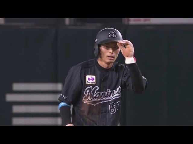 【9回表】代走起用に応えた!! マリーンズ・和田 緊迫した場面でプロ初盗塁を記録する!! 2020/6/19 H-M