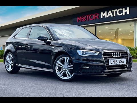 Used 2015 Audi A3 1.4 TFSI S line S Tronic at Chester | Motor Match cars for sale