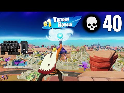 41 Elimination Solo vs Squads Win Full Gameplay Season 3 (Fortnite PC Keyboard)