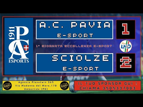A.C. PAVIA ESPORT - SCIOLZE ESPORT 1-2